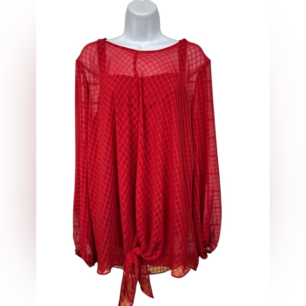 🔥Alyx tie-front blouse size 3X